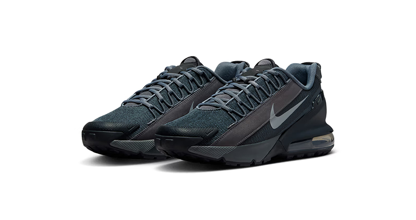 Nike Air Max Pulse Roam Steals The Show In Dark Grey Smoke front corner