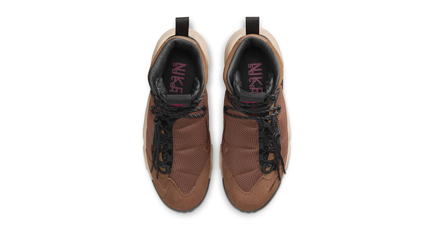 sacai x Nike Magmascape Brown up 1
