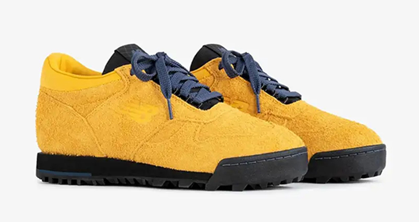 Aime Leon Dore x New Balance Rainier Low Yellow front corner 1