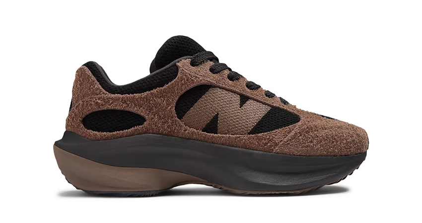 New Balance Warped Runner Gets A Sleek Makeover In ‘Dark Mushroom right