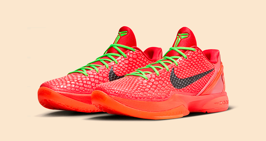 Nike Zoom Kobe 6 Kobe Protro Reverse Grinch December Exclusive Drop front corner