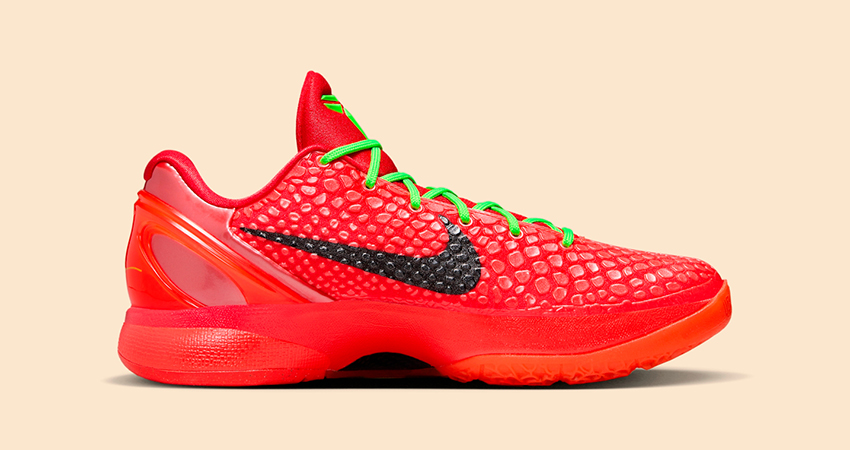 Nike Zoom Kobe 6 Kobe Protro Reverse Grinch December Exclusive Drop right