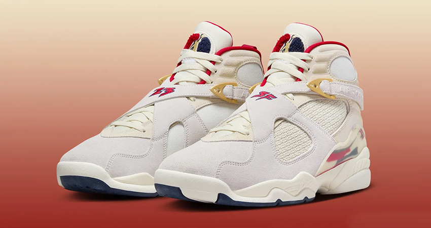 SoleFly x Air Jordan 8 Is The Hottest Sneaker Sensation front corner