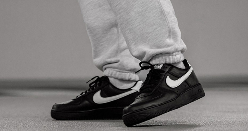 Nike Reintroduces The Iconic Air Force 1 Low In A Premium Edition onfoot left