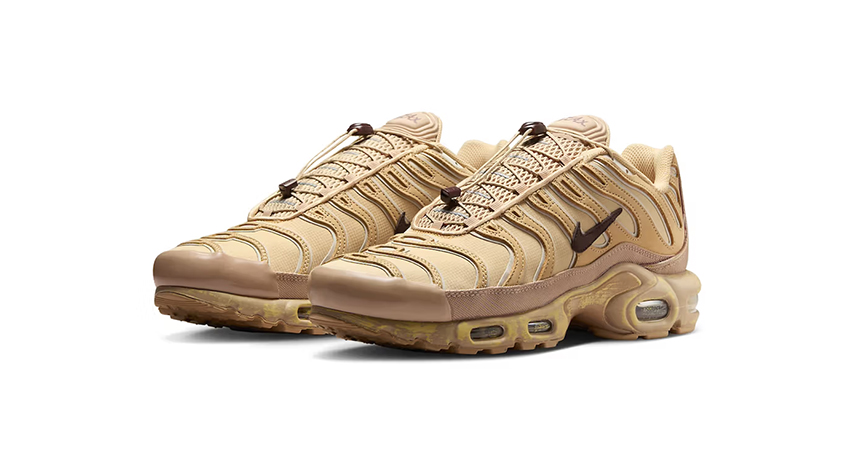 Nike Air Max Plus Drops Sesame Heat for 25th Birthday Bash front corner