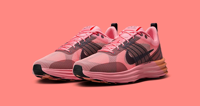 The Nike Lunar Roam Goes Full Cotton Candy In The Pink Sherbet Tone front corner