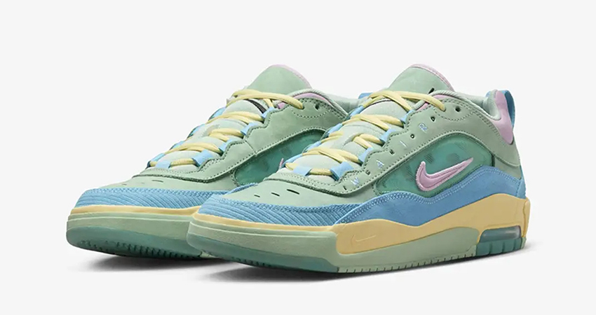 Summer Vibes With VERDY x Nike SB Air Max Ishod Visty front corner