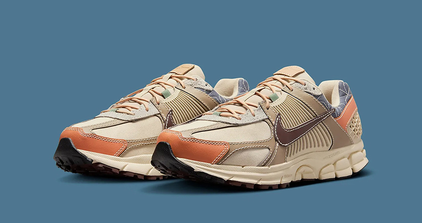 The Nike Zoom Vomero 5 Sashiko Is A Shoutout To Vintage Japanese Stitchwork front corner